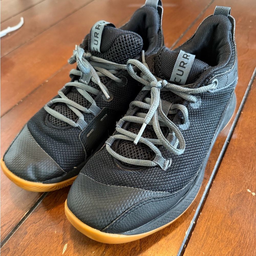 Under Armour Curry Black Athletic Sneakers